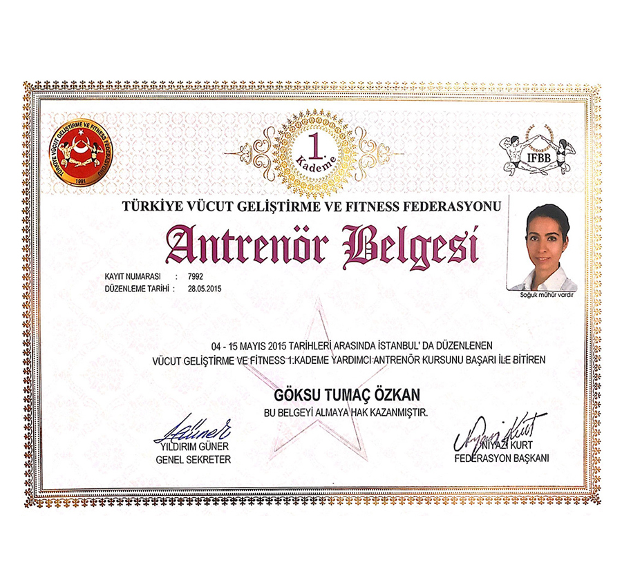 ANTRENÖR BELGESİ