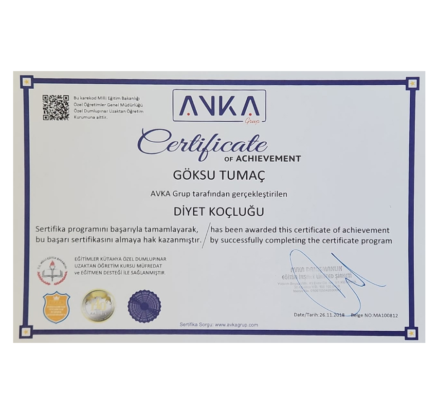 DİYET KOÇLUĞU