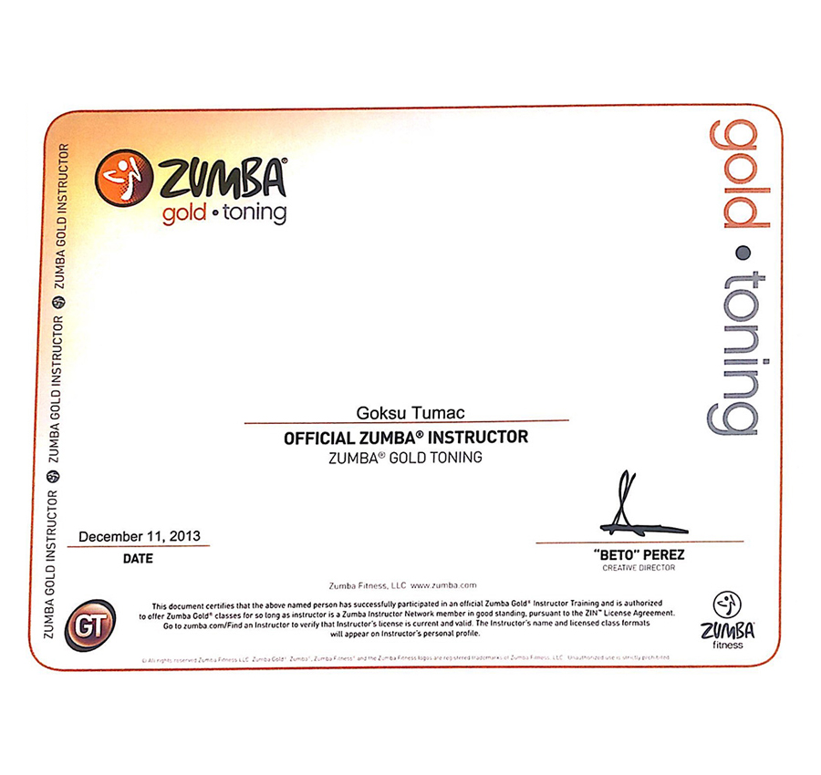 ZUMBA GOLD+TONING